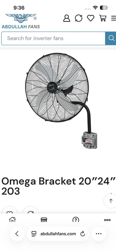 Fan bracket fan for sale urgent like new