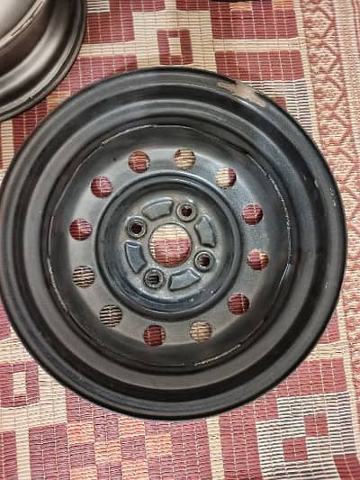4 brand new rims, size 13, or 2 adad 13 size tyres for sale