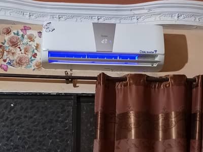 haier 1.5 ton non inverte ac energy saving turbo cooling