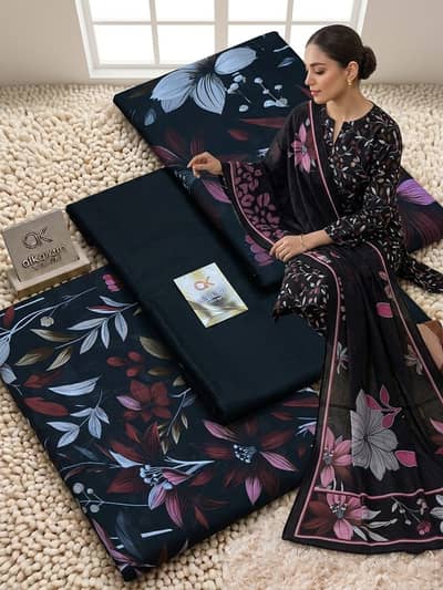3ps Lawn suit