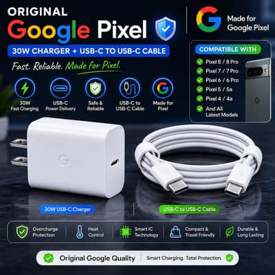 Google pixel origbal charger with cable