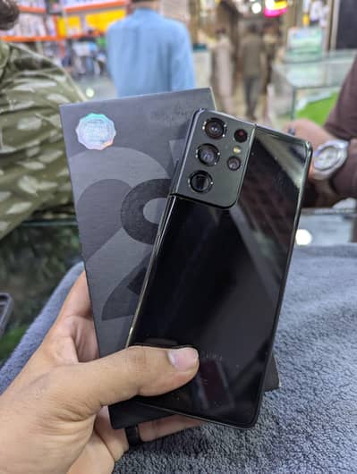 S21 Ultra 5G With Box Official PTA Approved 12/256 Dual physical