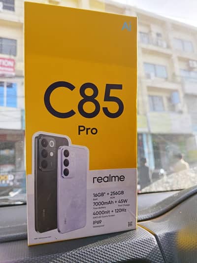 Realme C85pro  8 gb ram 256 gb memory  months official warranty