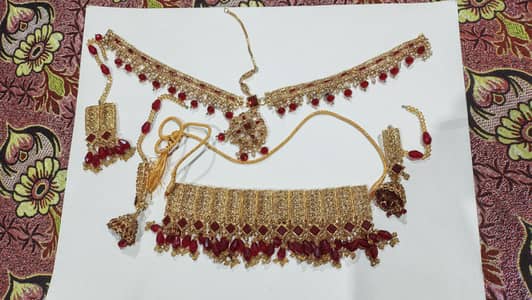 bridal jewelry red jewelry