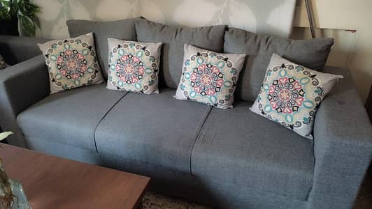 sofa set with table