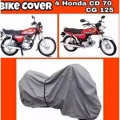 Motorcycle Parachute Top Cover for CD 70 & CG 125 - Multi Color - Bik