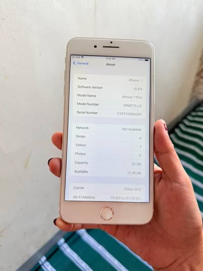 iphone 7 plus 128 GB  (no open no repair) (PTA approved) all ok