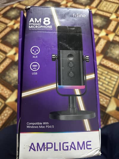 FINFINE AM8 Dynamic USB/XLR Microphone- new  | Gaming podcast mic