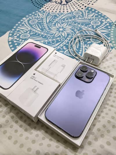 iphone 14 pro jv with complete box