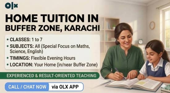 Experienced Home Tutor Available for Class 1 to 7