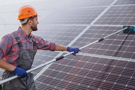 Solar Panel Cleaning Services  . Hussan trader