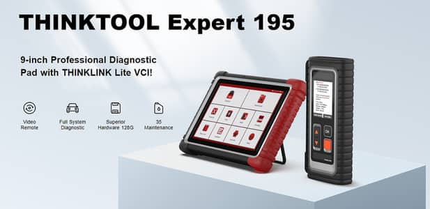 THINKTOOL Expert 195 DOIP CAN FD OBD2 CAR SCANNER 3 YEARS UPDATES OBD