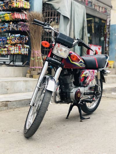 Honda 125 Peshawar Registered vehicle