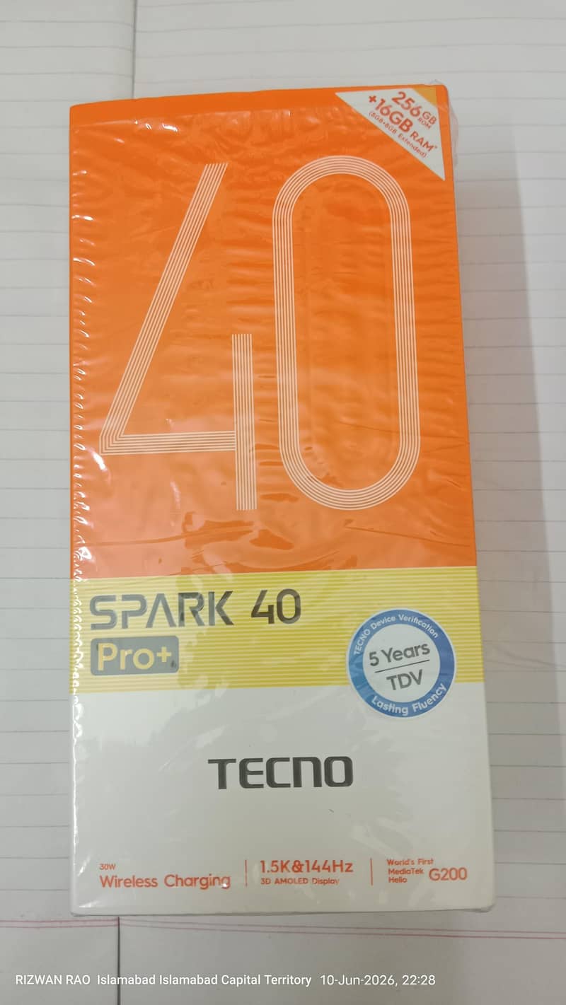 Tecno Spark40pro Plus 7