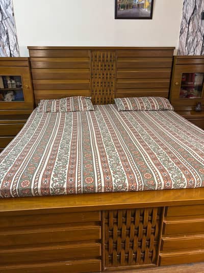 bed with dressing table and side tables 65000
