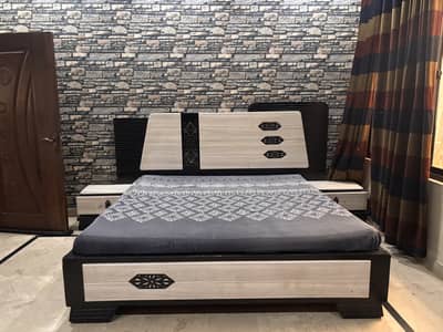 King Size Bedroom Set with Side Tables & Dressing Table - URGENT