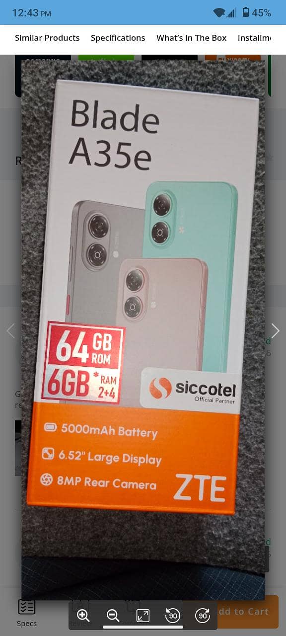 Zte Blade A35 3