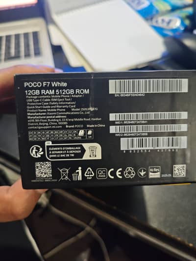 Poco F7 for Sale – 12GB RAM | 512GB Storage | Excellent Condition!