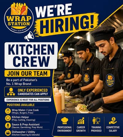 Kitechen Crew Position available