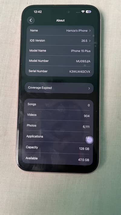 Apple iPhone 15 plus