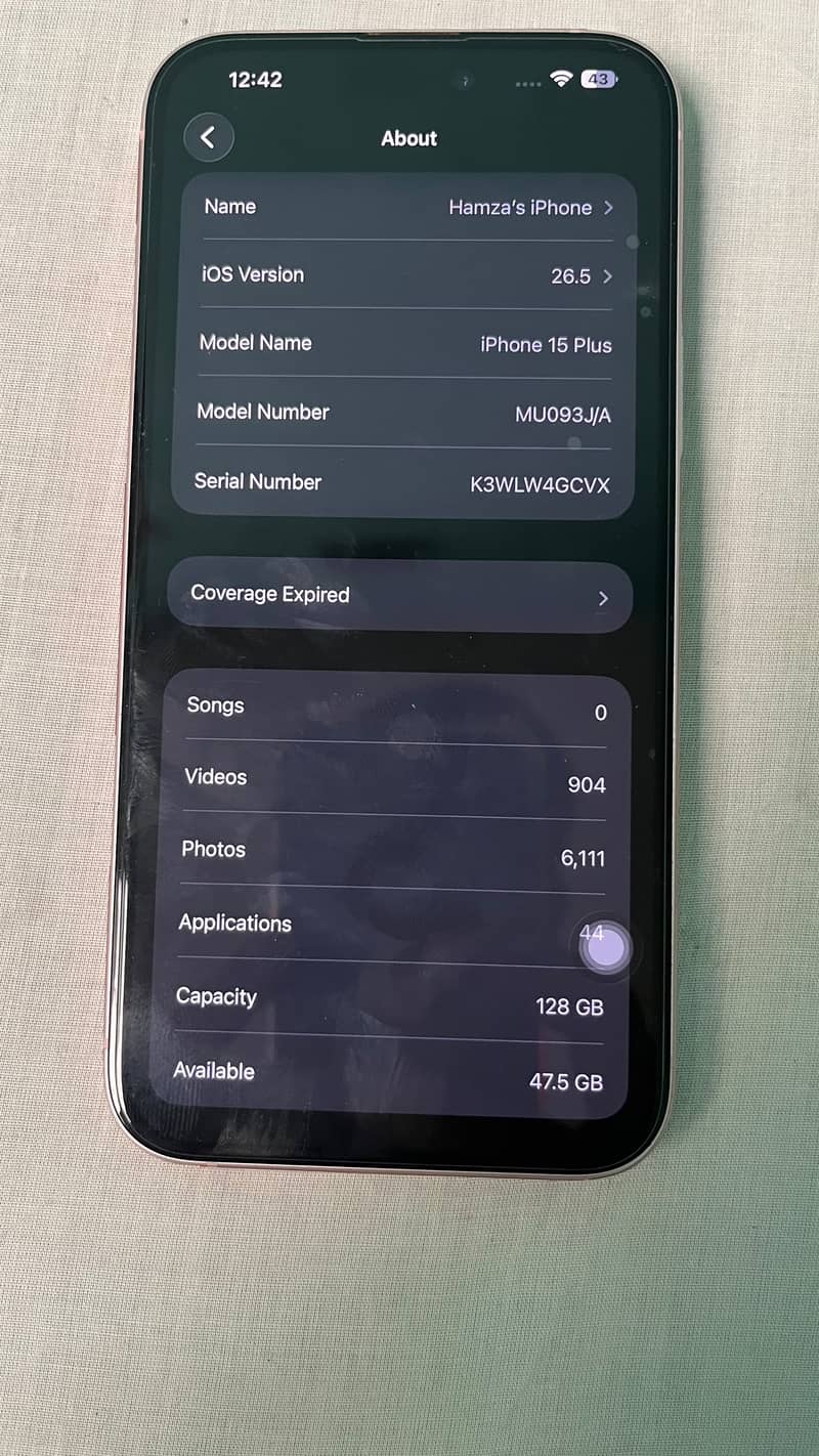 Apple iPhone 15 plus 0