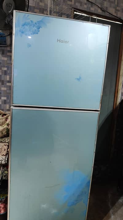 Haier fridge ha home used ha urgent sale ha hr chiz ok ha working ma h