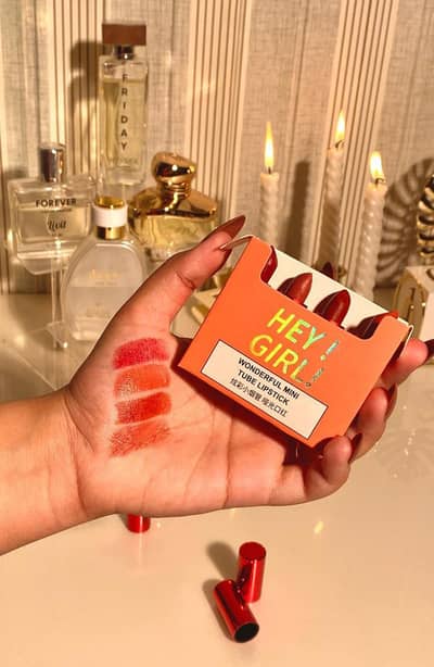 Hey Girl Mini Lipstick Collection Matte Waterproof Long Lasting Lip Co