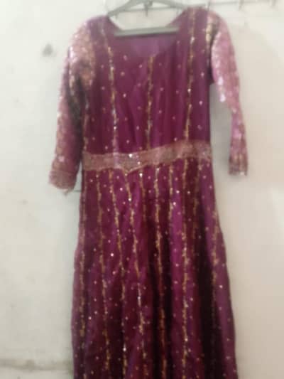 Beautiful kam wali maxi with dopatta