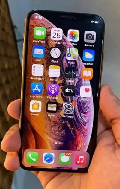 Iphone Xs 256GB Golden 10/10 PTA Approved Water Pack