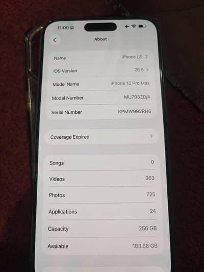 Apple iPhone 15 Pro Max 256 Gb