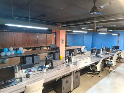 1 Kanal Premium Furnished IT Office | Model Town Lahore | 7 Executive Cabins | 60 person siting `