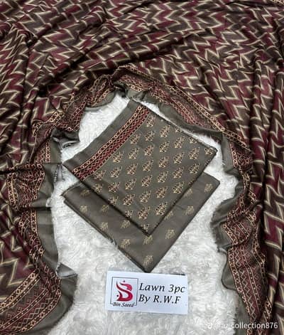 *3 pieces loan* *Al-karam* *Best quality* *15 colors* *Price* *3250/*