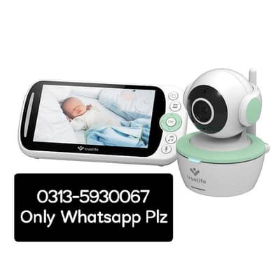 audio vedio baby monitor tow way talk temperature feeding alarm