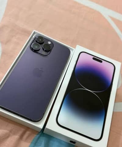 Apple Iphone 14 pro max official pta approved 256gb water pack