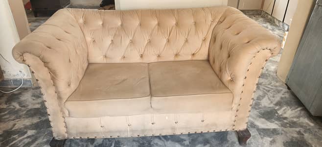 6 Seater Chesterfield Style Sofa Set For Sale