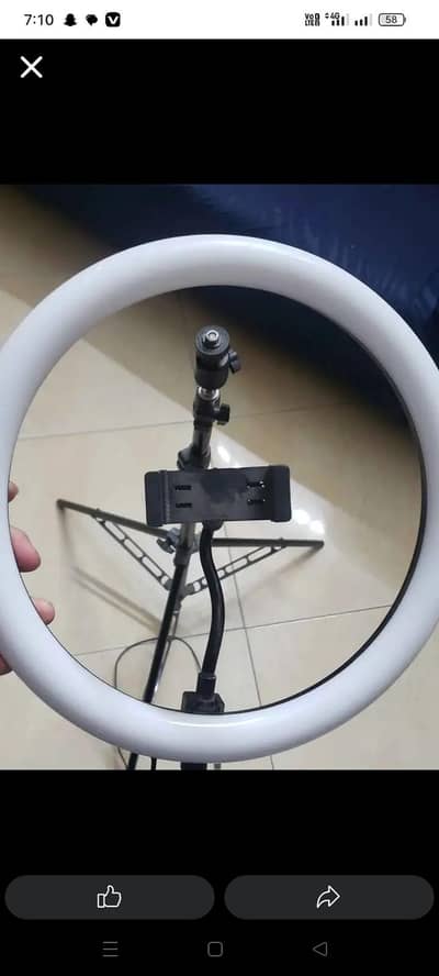 Ring light with stand 7ft