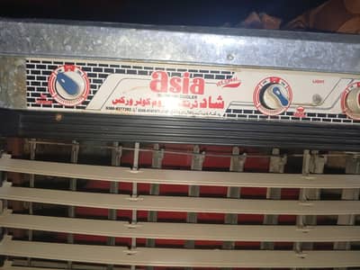 2 Asia room coler with 2 iron stand exelent condition