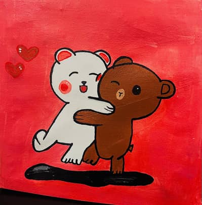 Arts on canvas size(12/12)