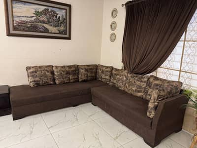 L Shape Corner Sofa Set | 7 Seater Sofa | Living Room Furniture