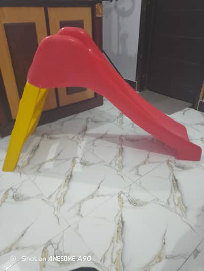 red and yellow slide
