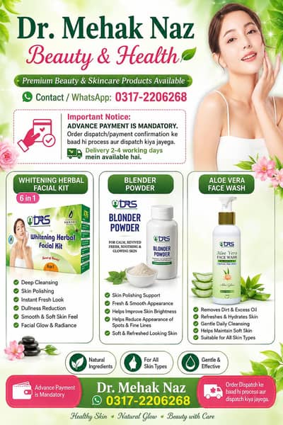 Dr Mehak Naz Health & Beauty Products