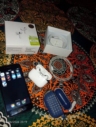 Air buds gen 2 with box Apple Original lead and iPhone se 2020