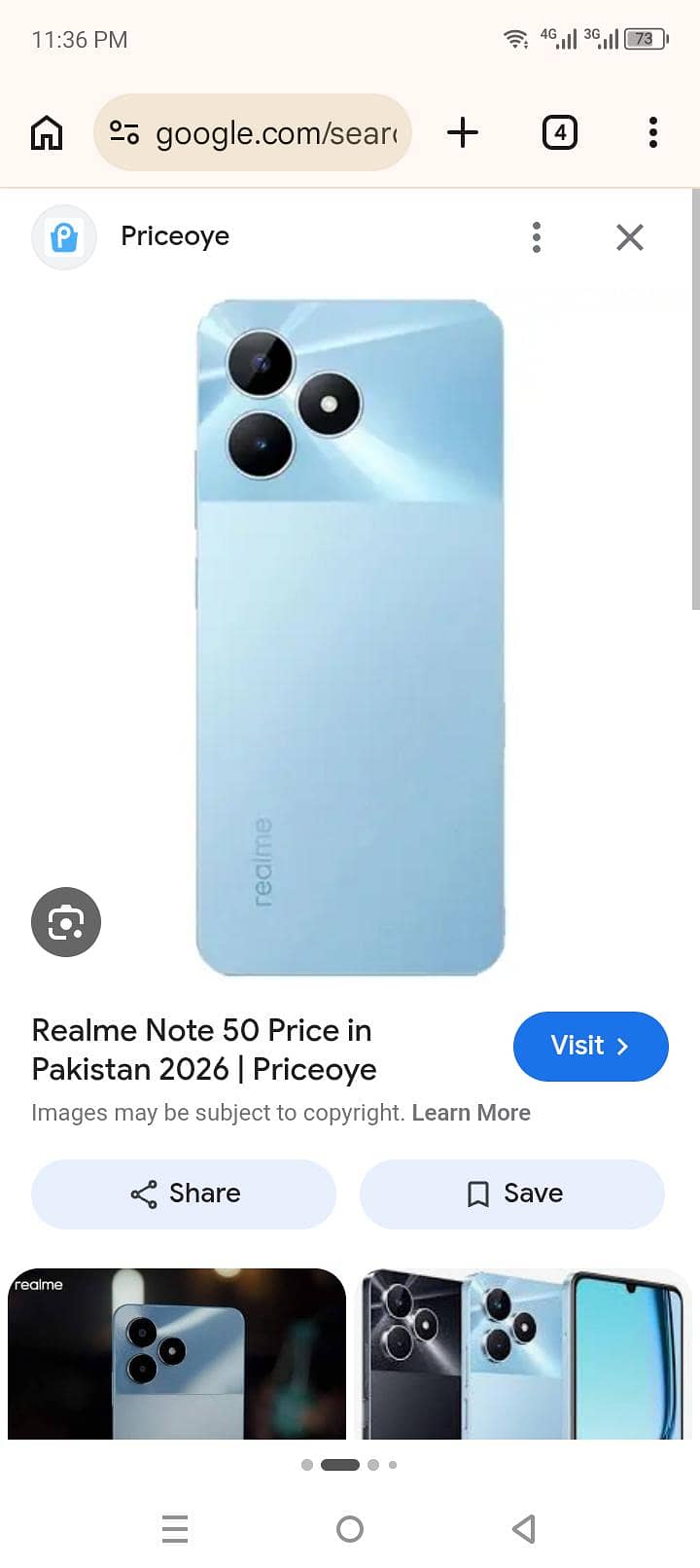 Realme Note 50 0