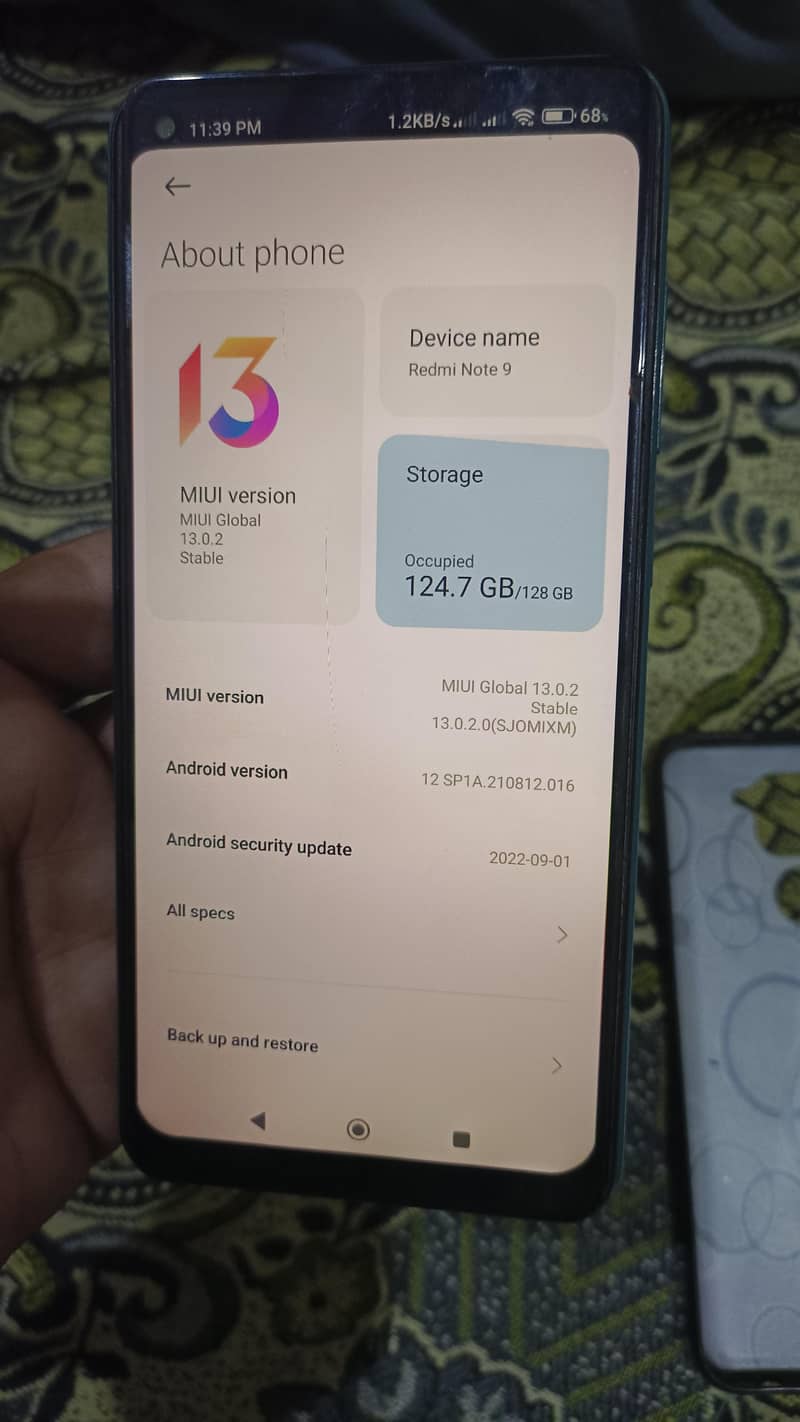 Xiaomi Redmi Note 9 0