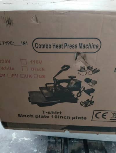 Combo Heat Press Machine for T-Shirts and Mug Printing