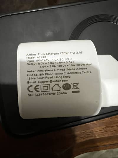Anker Fast Charging Adapter