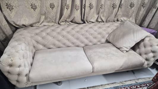 boss brand ke beige office sofas 4 single and 3 seater