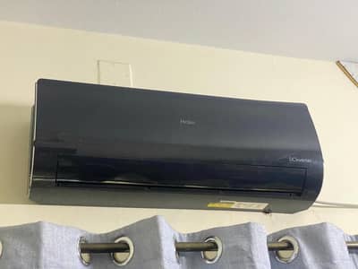 1 ton haier dc inverter with warranty card