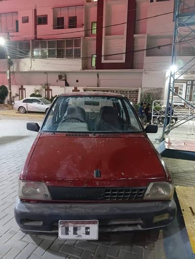 Suzuki Mehran VX Model 1998 Red Color Petrol Urgent Sale
