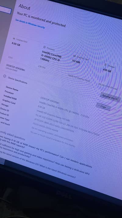Dell Latitude Core-i5 (E5440) with 3portable hardDrives
